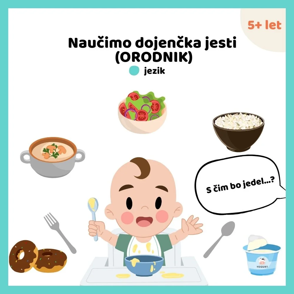 Naučimo dojenčka jesti (ORODNIK)